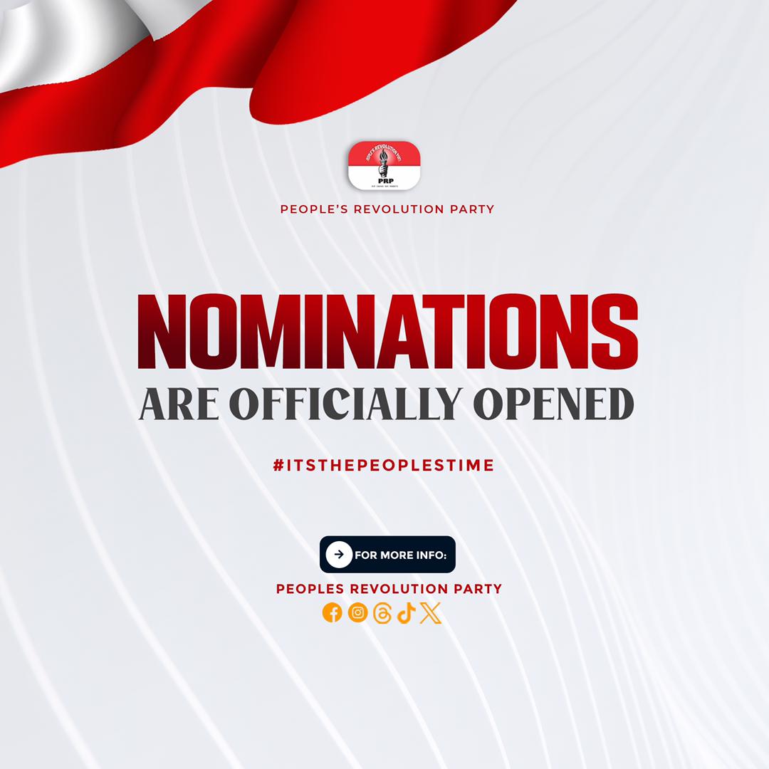 revolution48394's tweet photo. Fueling Democracy: Your Chance to Lead! Presidential Nominations Now Open for People's Revolution Party  #presidential_Nominations #prp #ItsThePeoplesTime #polcom23 https://t.co/K0aTS9Gv7B