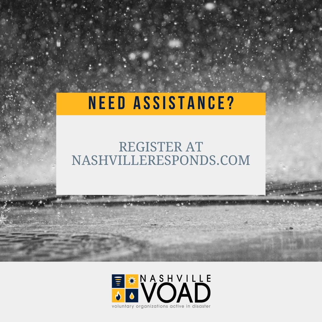 We have officially activated. If you were affected by the storm and will need assistance now or during recovery, please visit NashvilleResponds.com and fill out the Assistance Request Form.