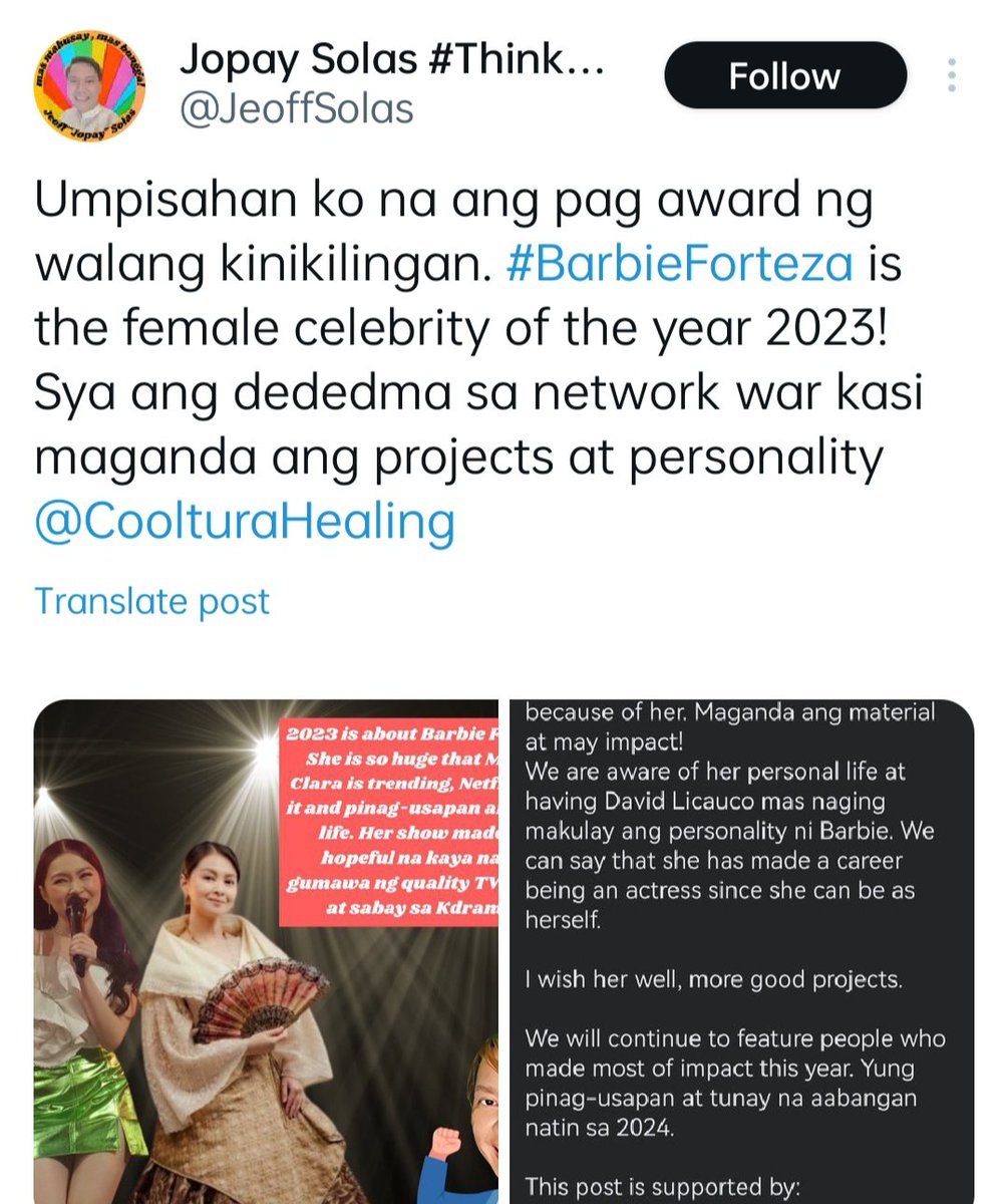 D8ar9knu3n's tweet photo. Wowww!! Thanks po!!

Haters ni Barbie sa tabi tabi. PASOK!!! https://t.co/uSASGekIuy