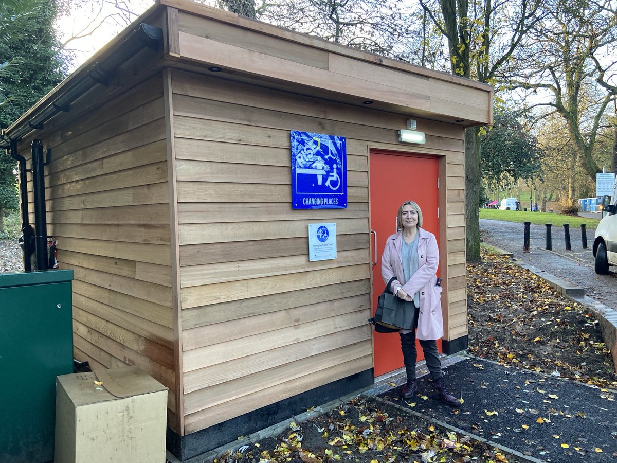Great to see the #changingplaces toilet is now installed in #crystalpalacepark and will be available soon