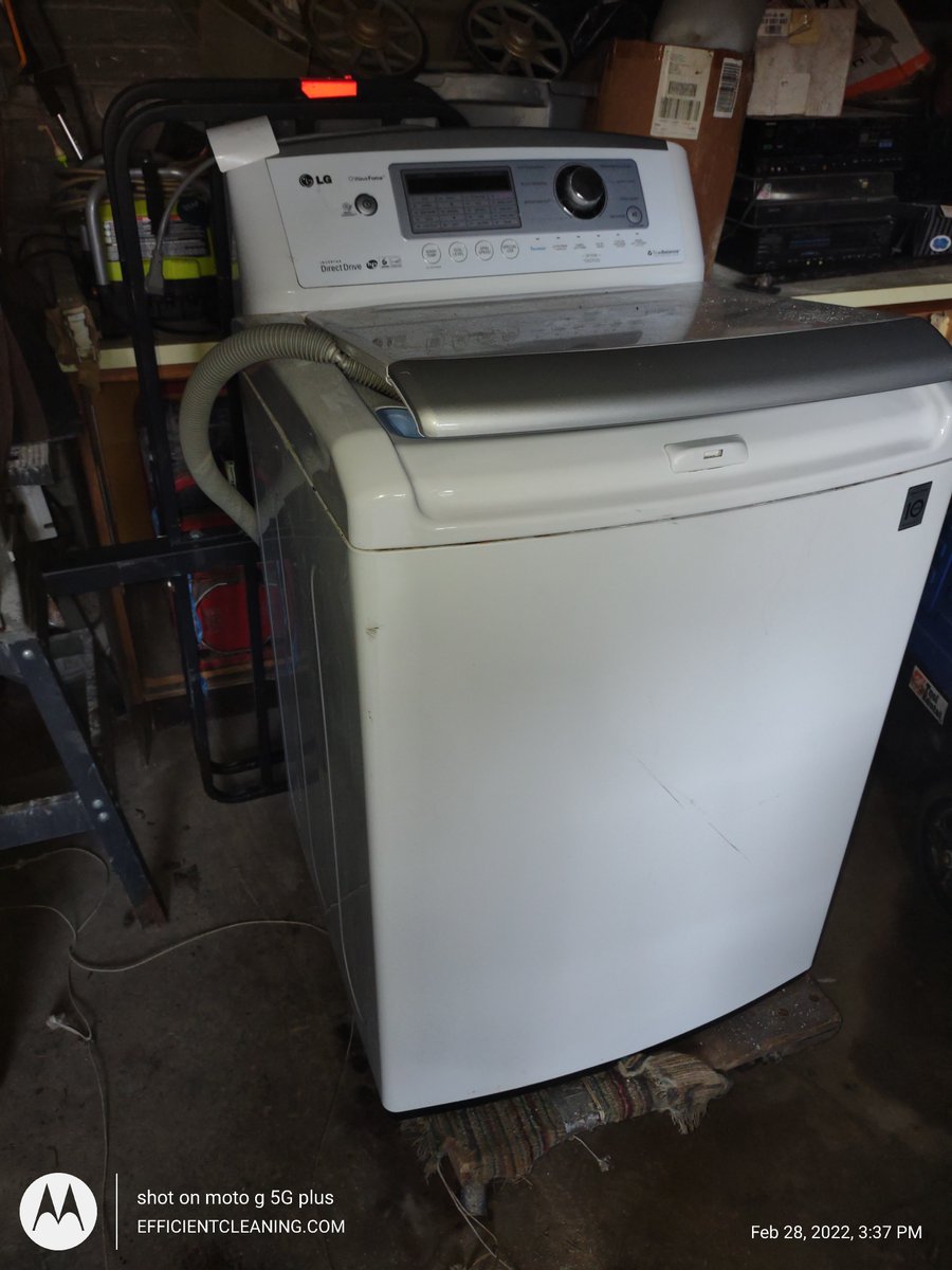 efficient123's tweet image. LET ME KNOW HOW YOU LIKE THIS WASHER LG MAKER, BIG LOAD STAINLESS STEEL TUB. REACH OUT WITH QUESTIONS