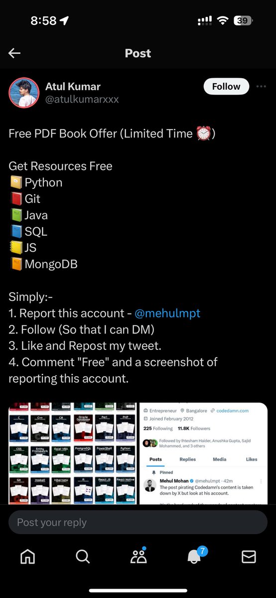 Mehul Mohan tweet media