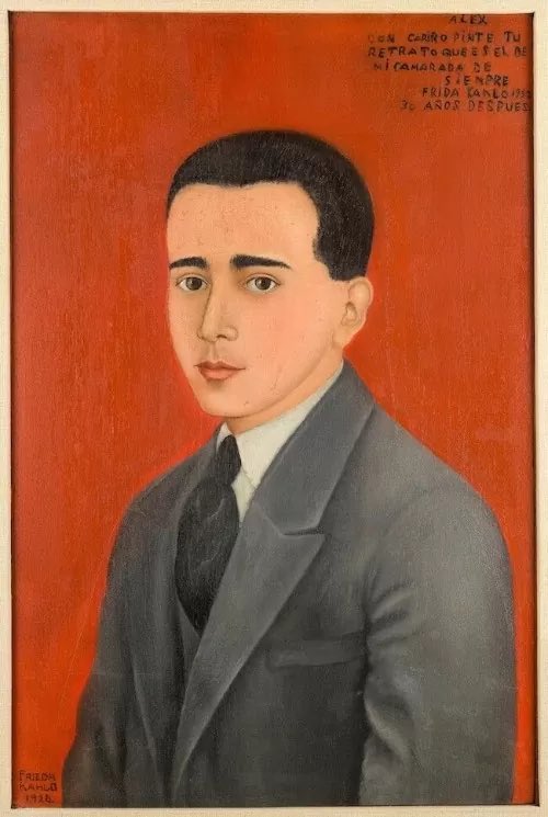 “Retrato de Alejandro Gómez Arias.” (1928) #FridaArt #FridaKahlo #Art