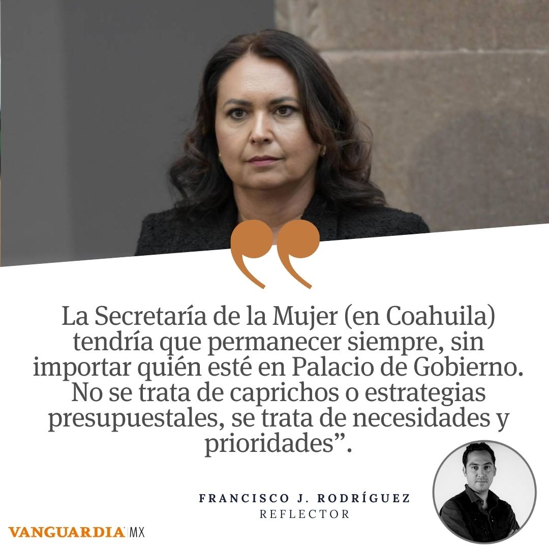vanguardiamx's tweet photo. #Opinión #Coahuila | #FranciscoJRodríguez, en su columna de hoy, habla sobre la Secretaría de la Mujer en el estado. 👉 https://t.co/u4HNdGBGol https://t.co/qOeUqzzrhV
