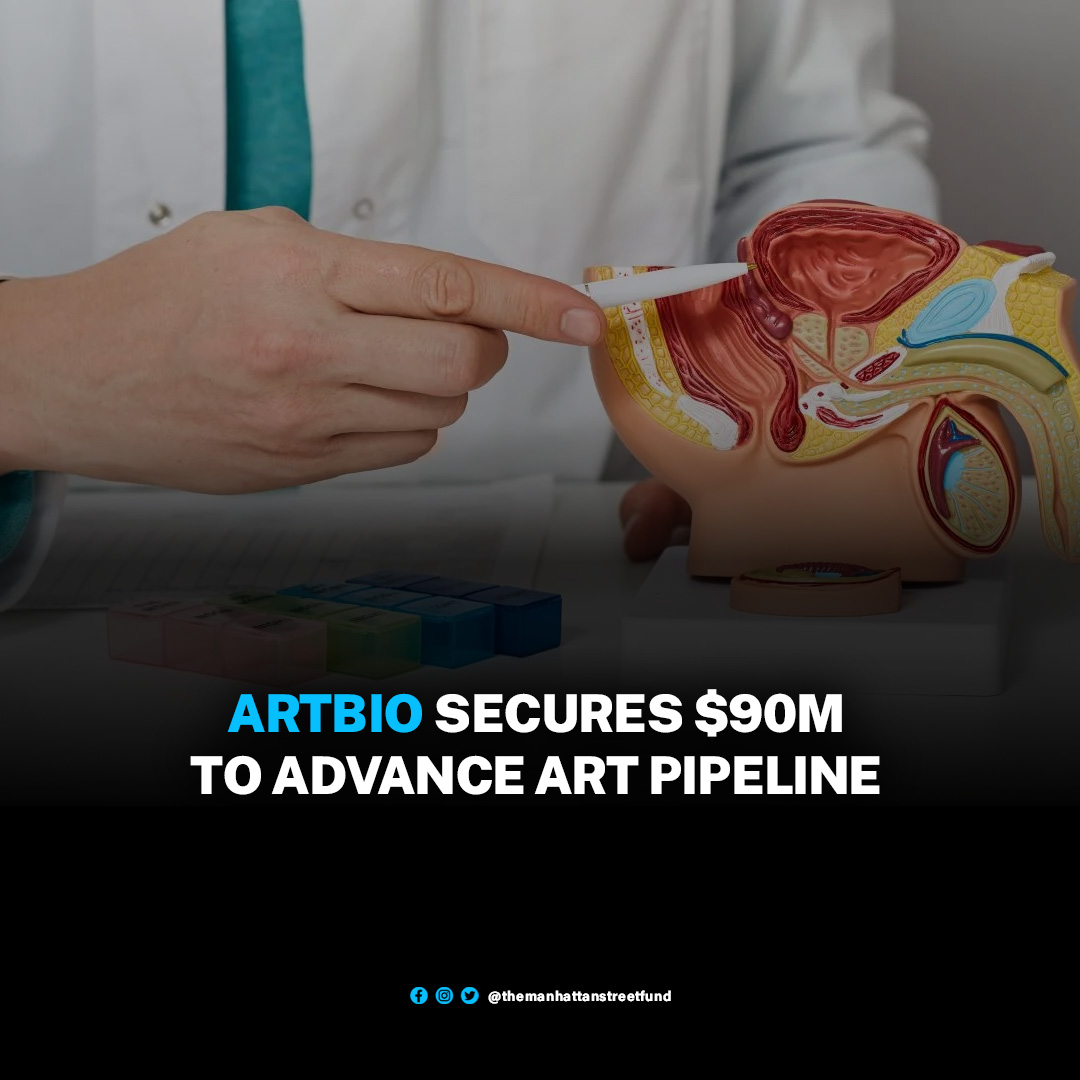 ManhattanStCap's tweet photo. ARTBIO, Inc. (ARTBIO), a clinical-stage radiopharmaceutical company developing a new class of targeted alpha radioligand therapies (ARTs), today announced the closing of an oversubscribed and upsized $90 million in financing.
#ARTBIO #medtechproblems #biotechnologist https://t.co/Om7mF80pPX