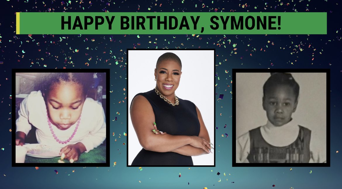 symonemsnbc's tweet photo. Happy birthday, Symone!!!🥳  Sending you the best birthday wishes as you celebrate another year. Everyone, please show @SymoneDSanders some birthday love!💚 https://t.co/TLVgl1pTZh