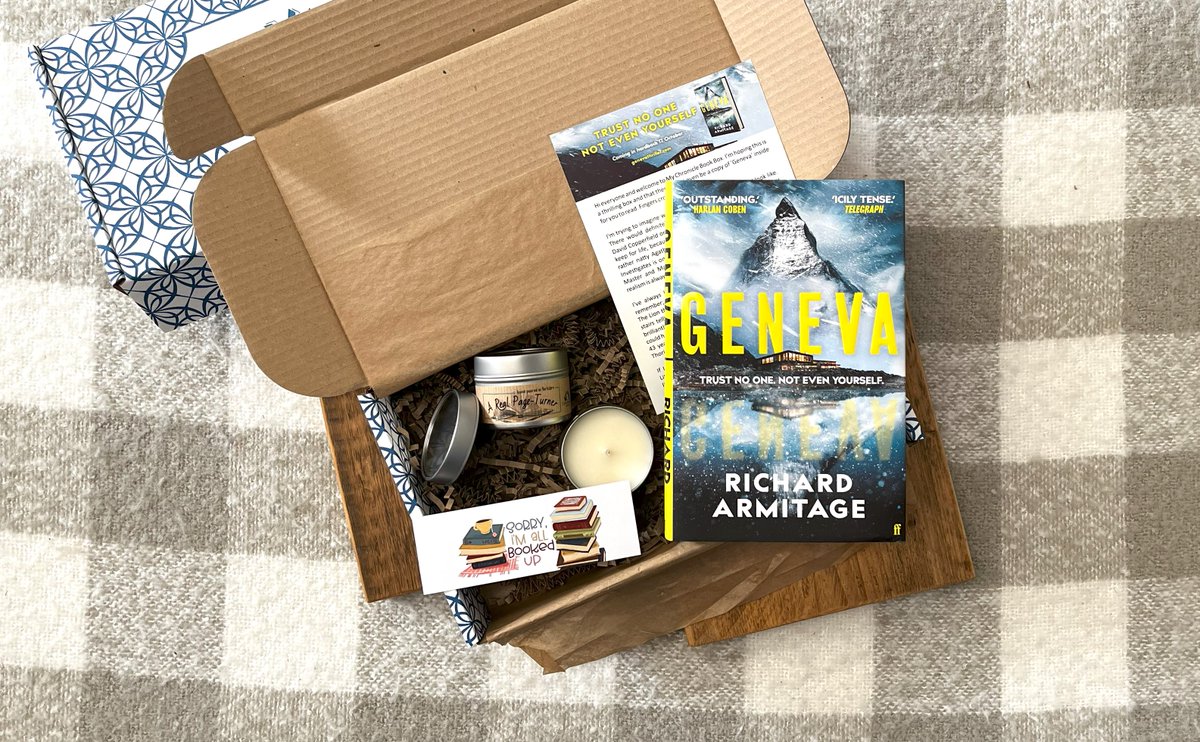 To celebrate the countdown to Xmas, we're giving away lots of criminally good festive reads. Today, we have 5 fab book boxes feat. Geneva by Richard Armitage. To be in with a chance, follow us and <a href="/MyChronicleBB/">MyChronicle Book Box</a>, leave a comment below, and retweet. (Closes 12pm 10 Dec UK only)