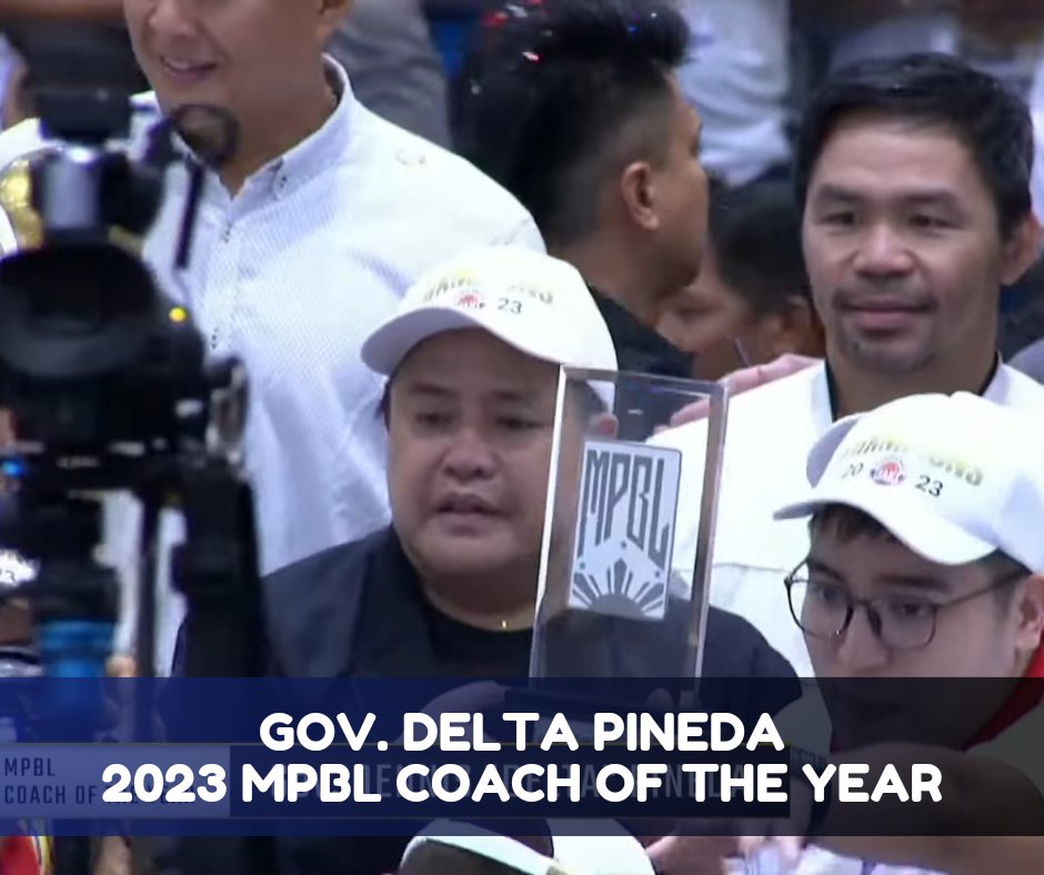 Governor na, coach of the year pa. Iba din tong si Coach Gov Delta Pineda. #mpblplayoffs2023 #mpbl2023 #MPBLPlayOffs #MPBL