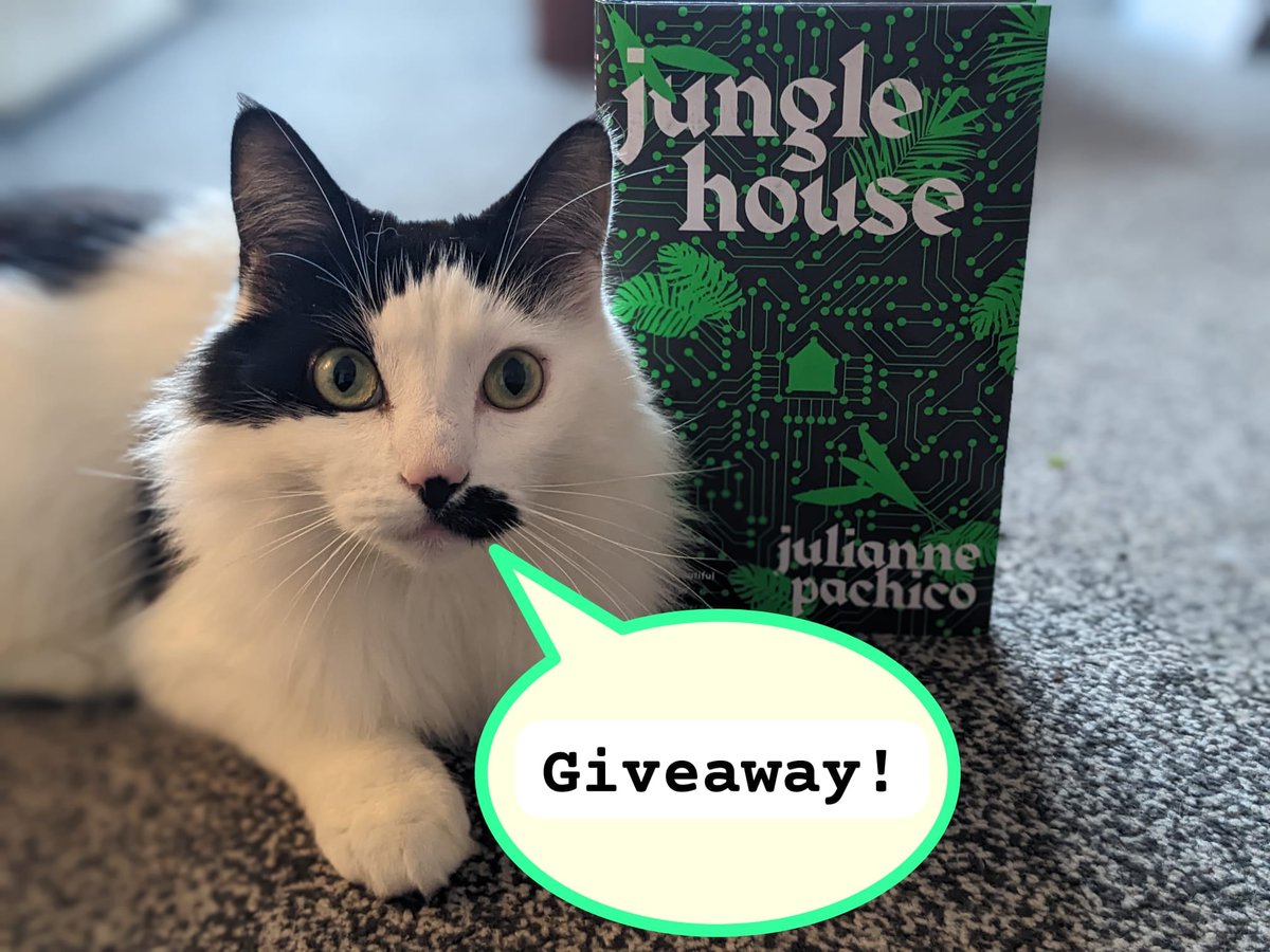 juliannepachico's tweet image. 🏆GIVEAWAY!🏆
Julianne's cat Rosie is giving away 1 of 2 signed and personalised hardbacks of JUNGLE HOUSE. 

To enter:
🤖 Follow Julianne
🌿 Retweet + ❤️ + tag friend in comments
🏚️ Closes 14th December at midnight GMT

Good luck! 😸
