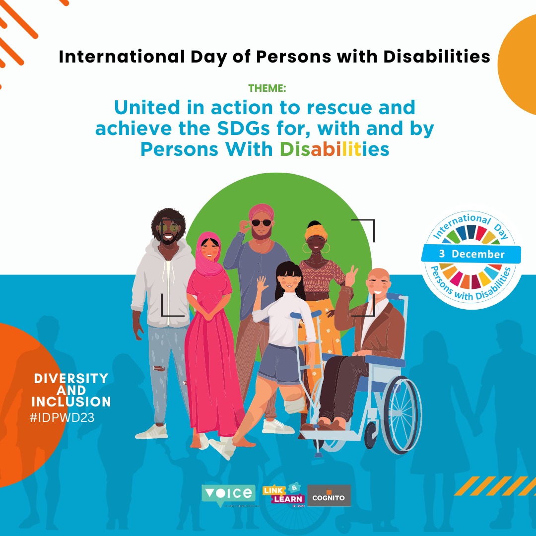 WeAreCognito's tweet photo. On International Day of Persons with Disabilities, let's amplify the voices of resilience, break barriers, and foster a world where everyone is included, regardless of ability. Together, let's build a society that values diversity and empowers every individual to shine.
#IPWD2023 https://t.co/9yOFzpXwN8