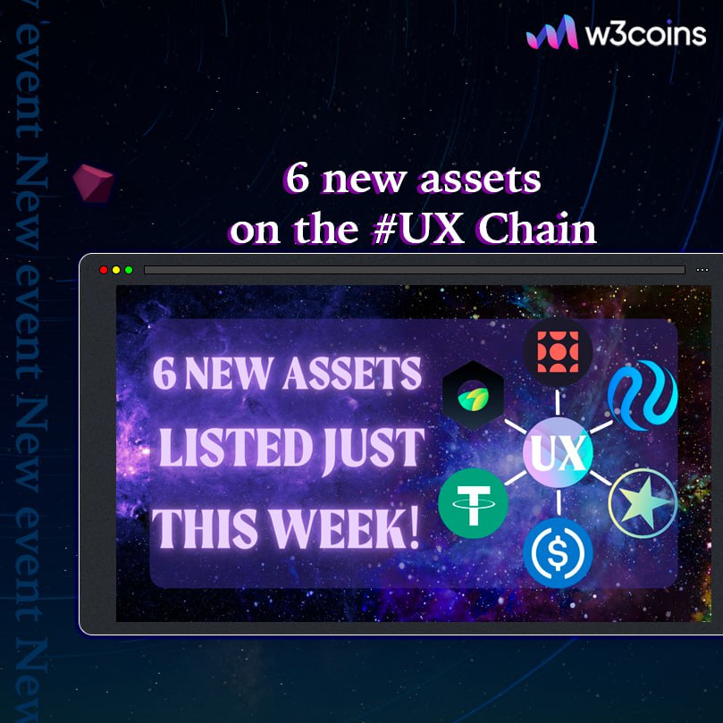 w3coins_io's tweet photo. 🌊 @ux_xyz is making waves! This week, 6 new assets joined the #UXChain. 🚀 Explore fresh options for your strategies – dive in now! 🐙
Join @ux_xyz in X
#stake #web3 #token #tokens #crypto #w3coins #news https://t.co/3LQIIFgwDe