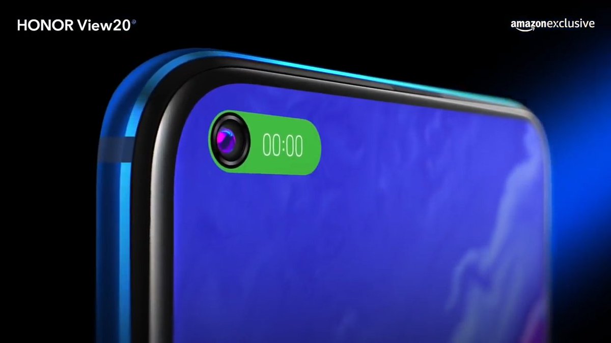 iHateApplee's tweet photo. Apple sheep claim that Android copied the Dynamic Island from the iPhone. 
Well, here is the HONOR V20 from 2018.

Apple once again stealing ideas from Android and claiming they invented it 💀💀 https://t.co/cBbt28Xnr1