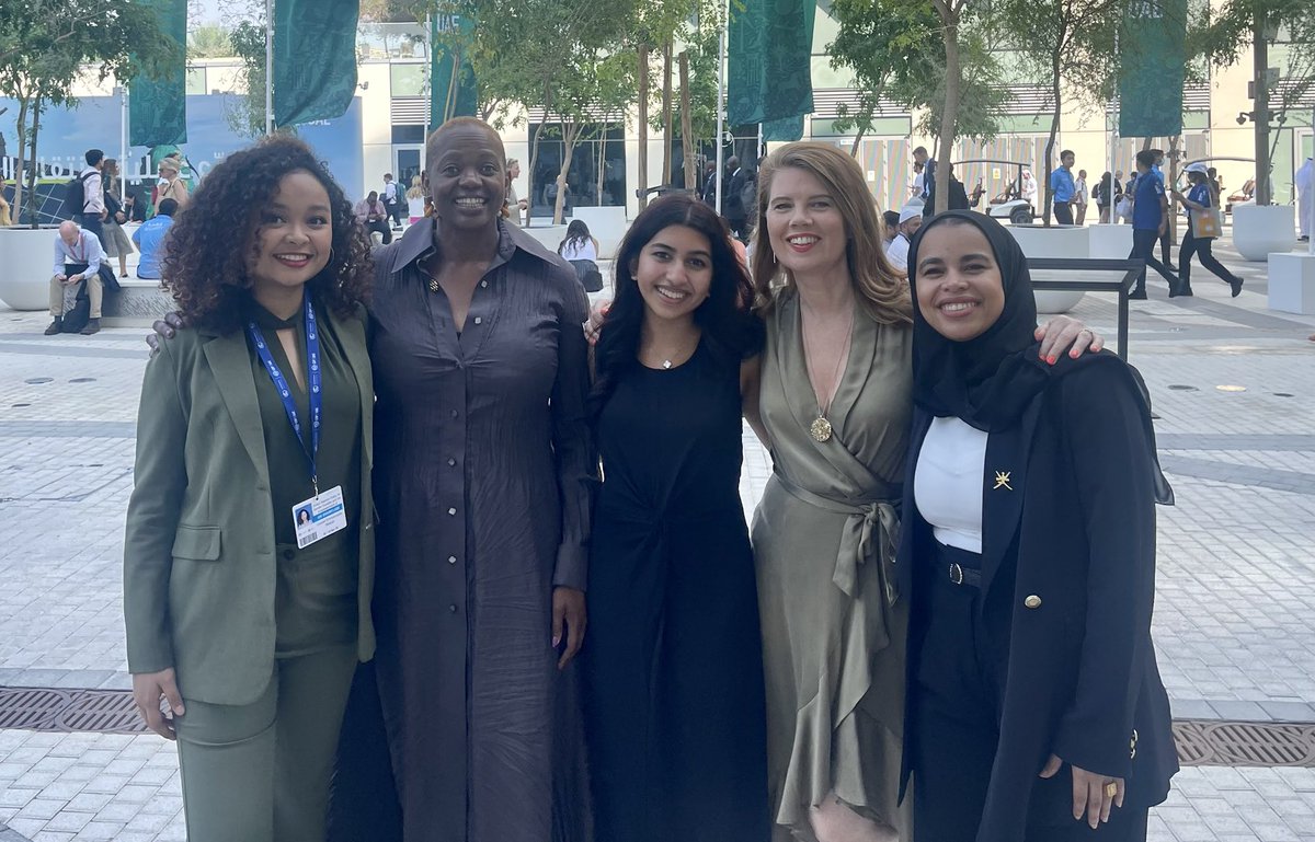 Some of these women with you in an hour @bbc100women #cop28uae co-presenting with ⁦@MercyJuma_⁩ @bbcnews #climateanxiety ⁦@LouiseMabulo⁩ ⁦@RumaithaBusaidi⁩