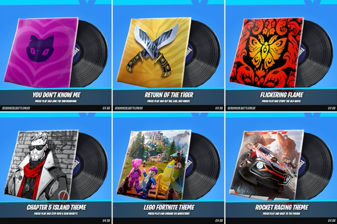 Alex98Its's tweet photo. Iconos de Nuevas músicas de Fortnite Capítulo 5 Temporada 1.

#Fortnite #FortniteChapter5Season1 #FortniteCapitulo5 #FortniteChapter5 #FortniteChapter5Season1 https://t.co/ByfVmYYb1V