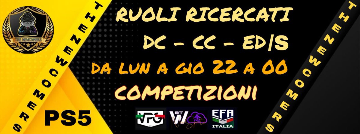 cerchiamo giocatori per rinforzare la rosa per le competizioni #proclub #proclubita #cerchiamogiocatori #EAFC24 #Btw #vpg #efa #PS5