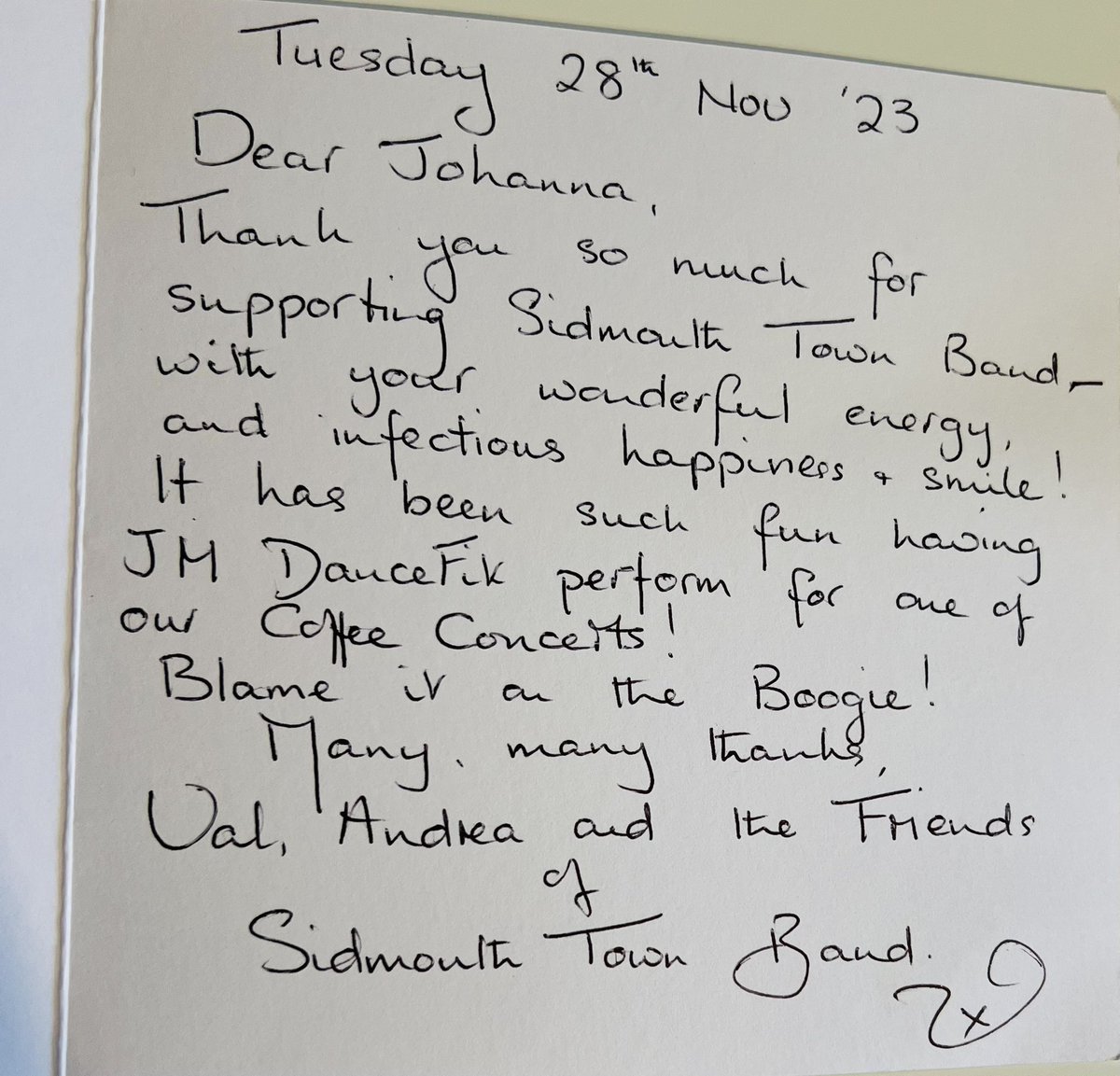 SO incredibly proud of our super star Dancers 🌟

We had such a fun time performing <a href="/SidmouthBand/">Sidmouth Town Band</a> fundraiser It was a debut performance for many of our Low Impact DanceFitness members &amp; they put on an absolutely spectacular display🤩🎉  #sidmouth #community