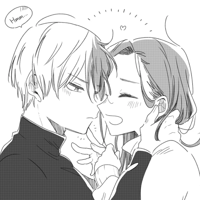「拗ねてる焦凍さんも可愛いですわ」(むう…) #轟百 