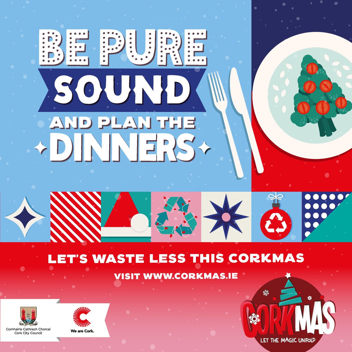 corkcitycouncil's tweet photo. 🍲 This #Corkmas, we encourage you to shop with #sustainability in mind. Planning dinners will help reduce #waste this #Christmas. https://t.co/5tpE8KKhlC