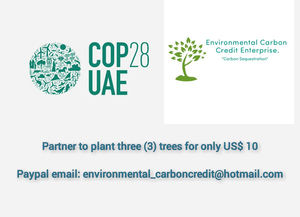 #COP28UAE : 118 governments pledged to triple the world's renewable energy capacity by 2030 at the U.N.'s COP28 climate summit