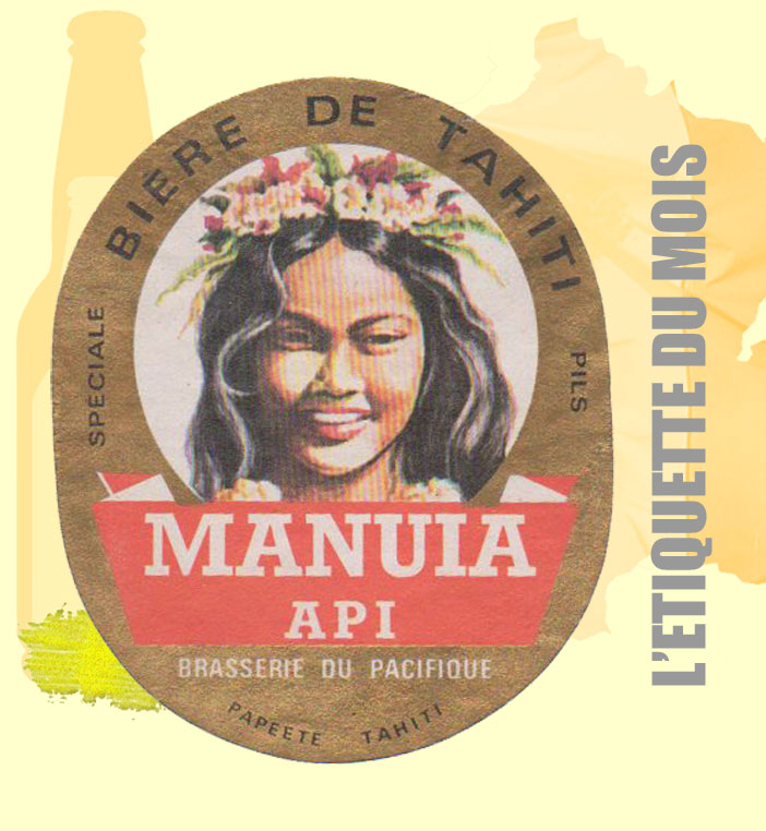 L'étiquette du mois de décembre : ancienne étiquette de la Brasserie du Pacifique - Papeete (Polynésie Française)  beuhbababeercollection.com/bierpage/outre… #bbC #bière #étiquettes #collection #ancienne #brasserie #pacifique #papeete #polynesie #tahiti #femme