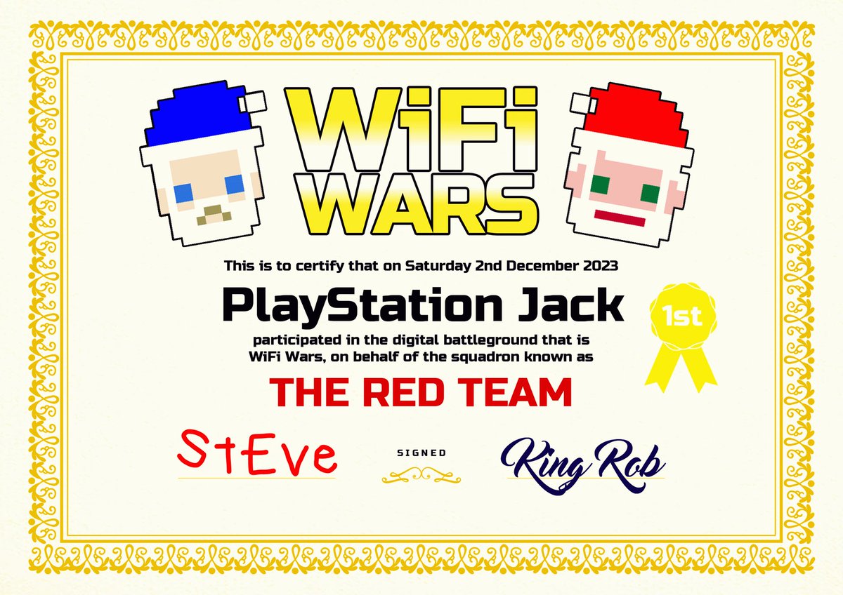 swingler_jack's tweet image. I really enjoyed going to ⁦@WiFiWarsUK⁩ on my birthday last night, I came first on the top 10 and I won a prize! #Go8Bit