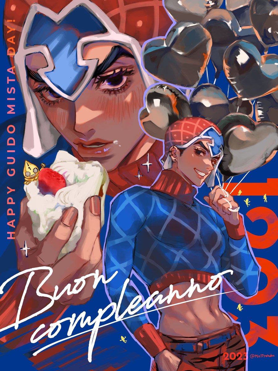 HAPPY Guido Mista DAY!!🎂
ミスタお誕生日おめでとう〜♡