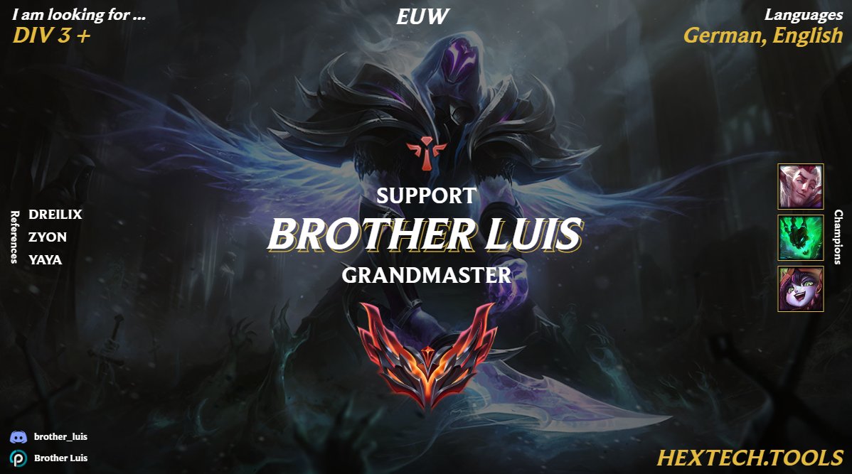 Just quickly wanna announce that I´m LFT for the next split. 
Open to any offers and if you have any questions regarding my experience etc. feel free to ask me

Likes and retweets are appreciated :)