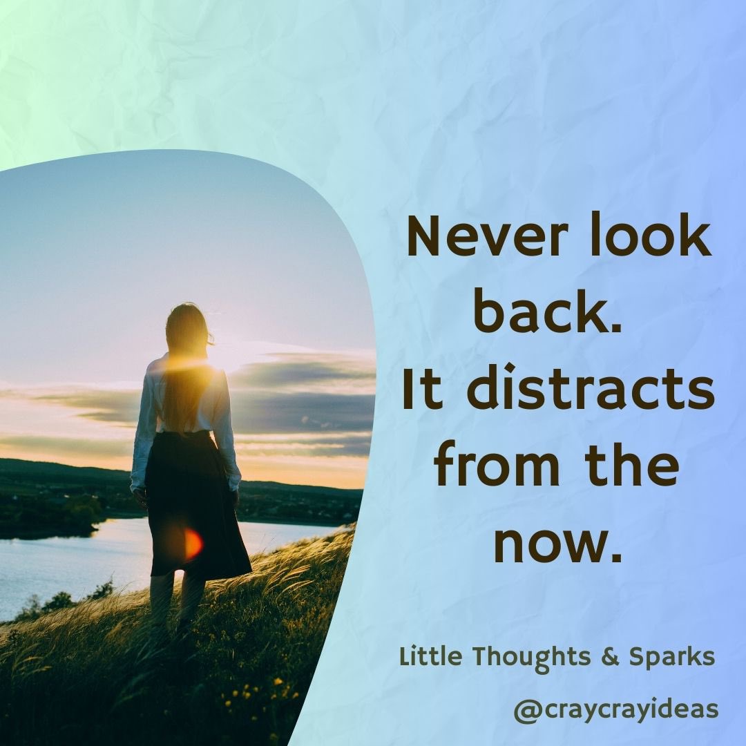sciloland's tweet photo. Looking back is distraction.  #motivation #thoughts #sparks #lts #littlethoughtssparks #people #exciting #craycrayideas #cray #ideas 
click link for more 
https://t.co/vnwJksjRbv https://t.co/Y8x7ixNuNB