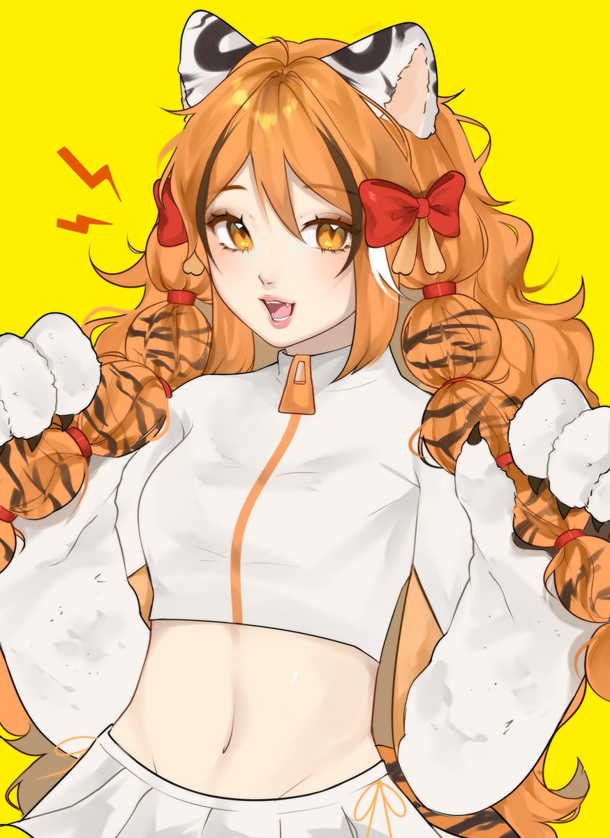 wowowow 🐯 #ketzniiart #vtuber