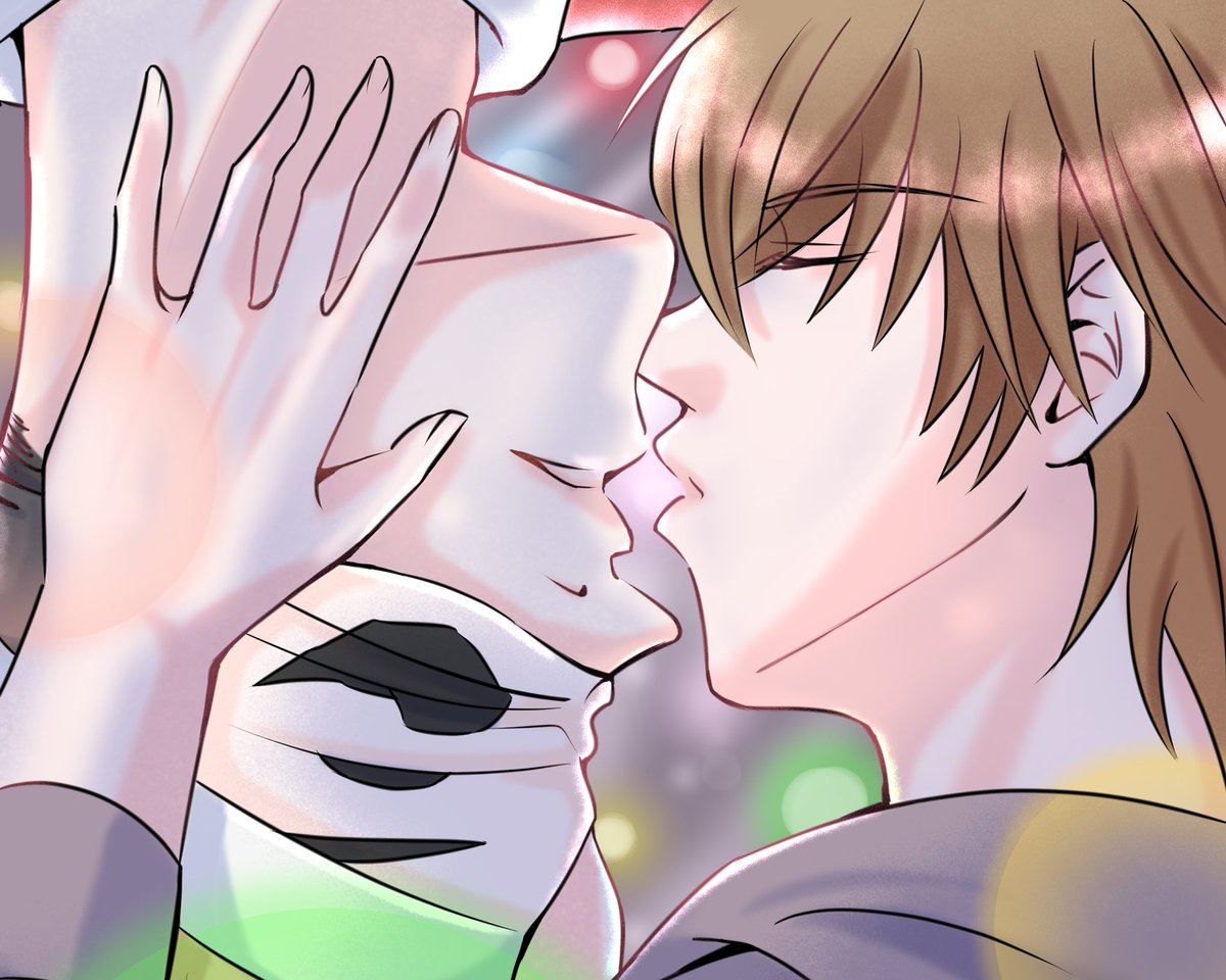 pomecaptain's tweet photo. 好きな映画の名シーンをパロっちゃった～♪
ちょっと早いけどクリスマスイラスト①

サンタ伊集院先生とアシスタント柳瀬

「俺にとってあなたはヒーローですから」

＃伊柳　＃柳瀬優 https://t.co/jg8hPqDREx