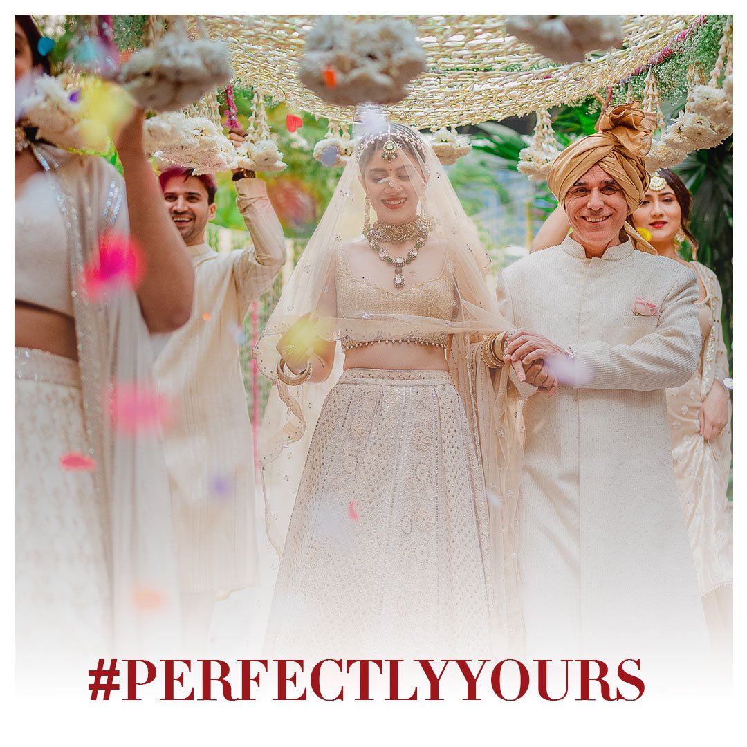 Every step down the aisle echoes a lifetime of cherished moments shared with dear ones. It's the mix of emotions that lights up the bride's face. With gleaming smiles and our courtyard's beauty, let this moment script a tale that will forever shine brightly in your memories.