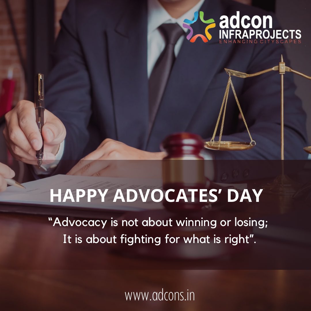 Adcon_infra's tweet photo. 'Without law and justice, life is going to be all messed up'. #advocatesday 

#lawjustice #advocates #adconmeridian #adconfamily #teamadcon #redevelopment #brandadcon #enhancingcitiscapes #realestatestyle #luxurylisting #realestateforsale #luxuryrealestate #realestateindia https://t.co/pNFzhWMfz6