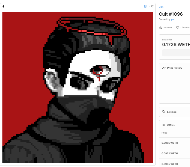 I got that #BLITZ eye on my forehead  $PSYOP 
<a href="/eth_ben/">ben.eth</a> <a href="/cultassociates/">CULT ©</a>