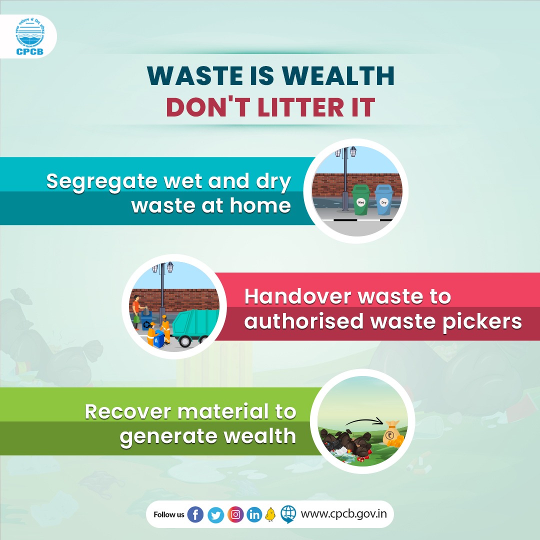 CPCB_OFFICIAL's tweet image. Practice segregate of waste at home and help in recovery of resource materials &amp;amp; energy from waste.

#OpenBurning  #ReduceAirPollution #BurningWaste

@byadavbjp @AshwiniKChoubey @moefcc @mygovindia @PIB_India