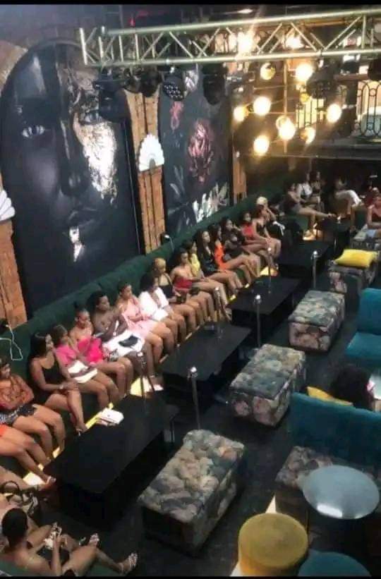 Scenes at a recently opened ONLY women's night club 😭