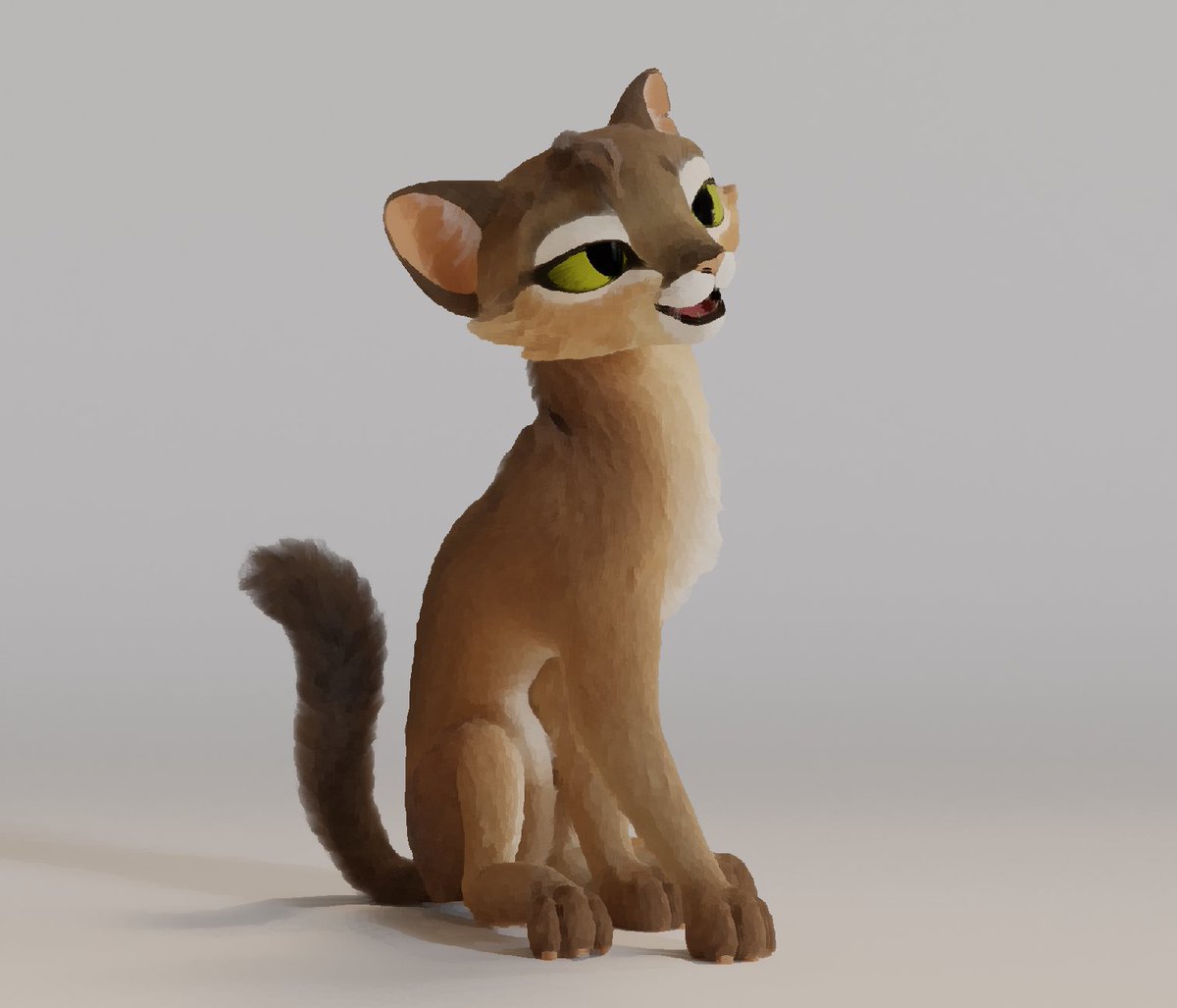 yypuos's tweet image. I somehow only just found out blender added a kuwahara (painterly) filter.