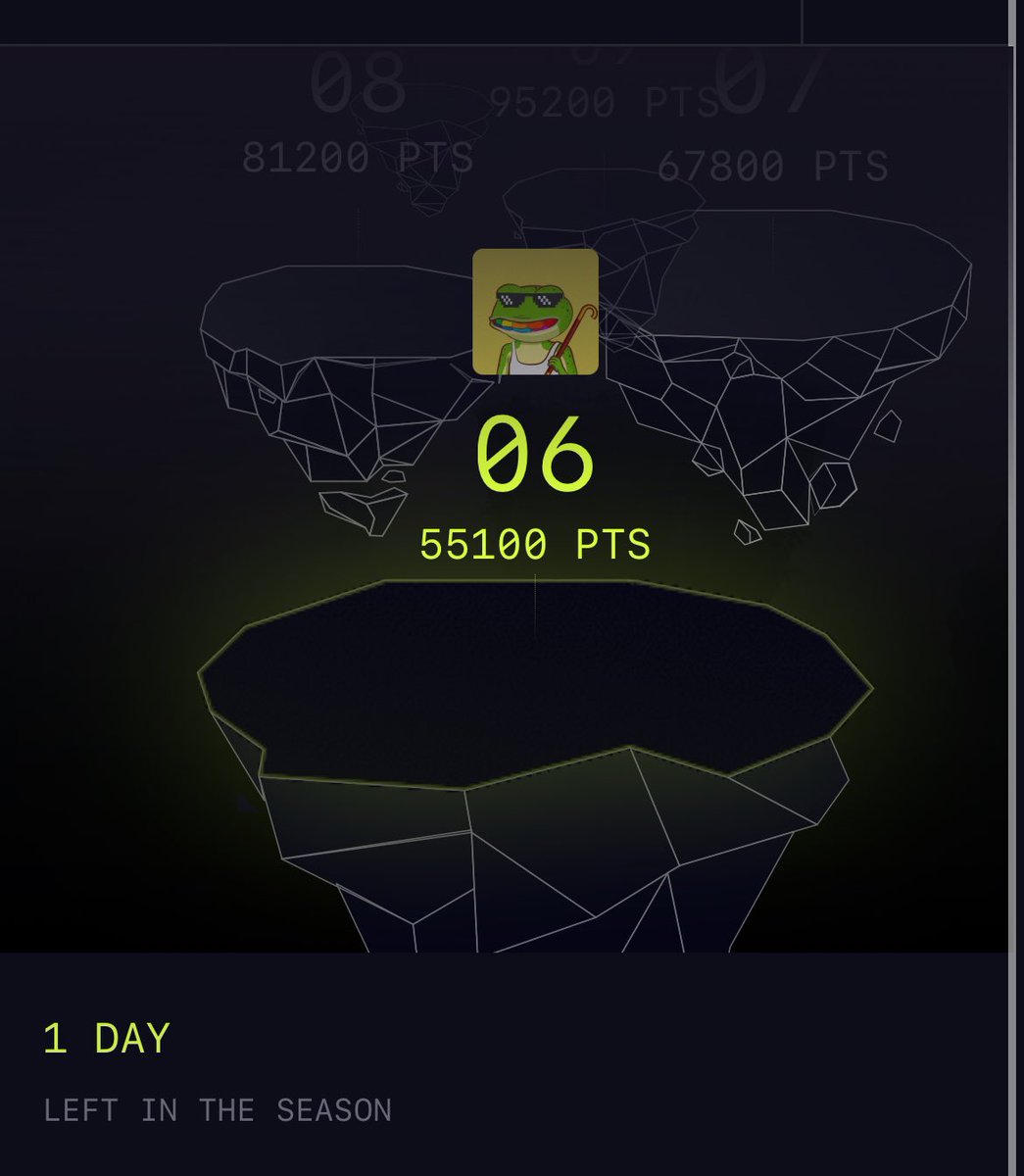 UradniDI's tweet image. 🌀GOT THERE! 🌀 #Level100 #Maximum $Portal

How many @Portalcoin shards will you have at the end of this round? $portal 

Like ❤️
Comment 📝
Quote ♻️