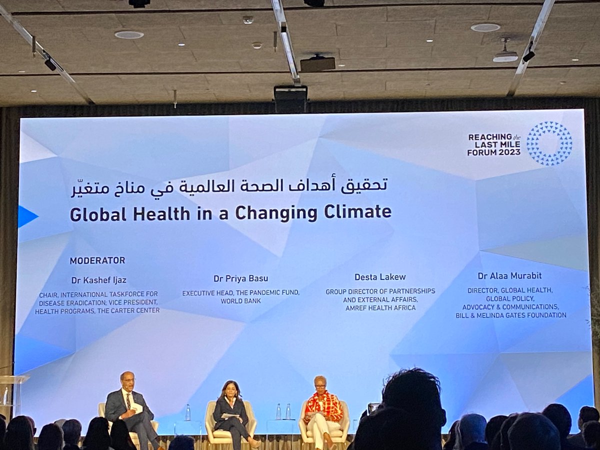 Great start to Health Day at #COP28 with the opening session of #The Reaching the Last Mile forum @GLIDE_AE @hatice_beton @AlanDonnelly57 #ClimateAction #climatehealth#globalhealth