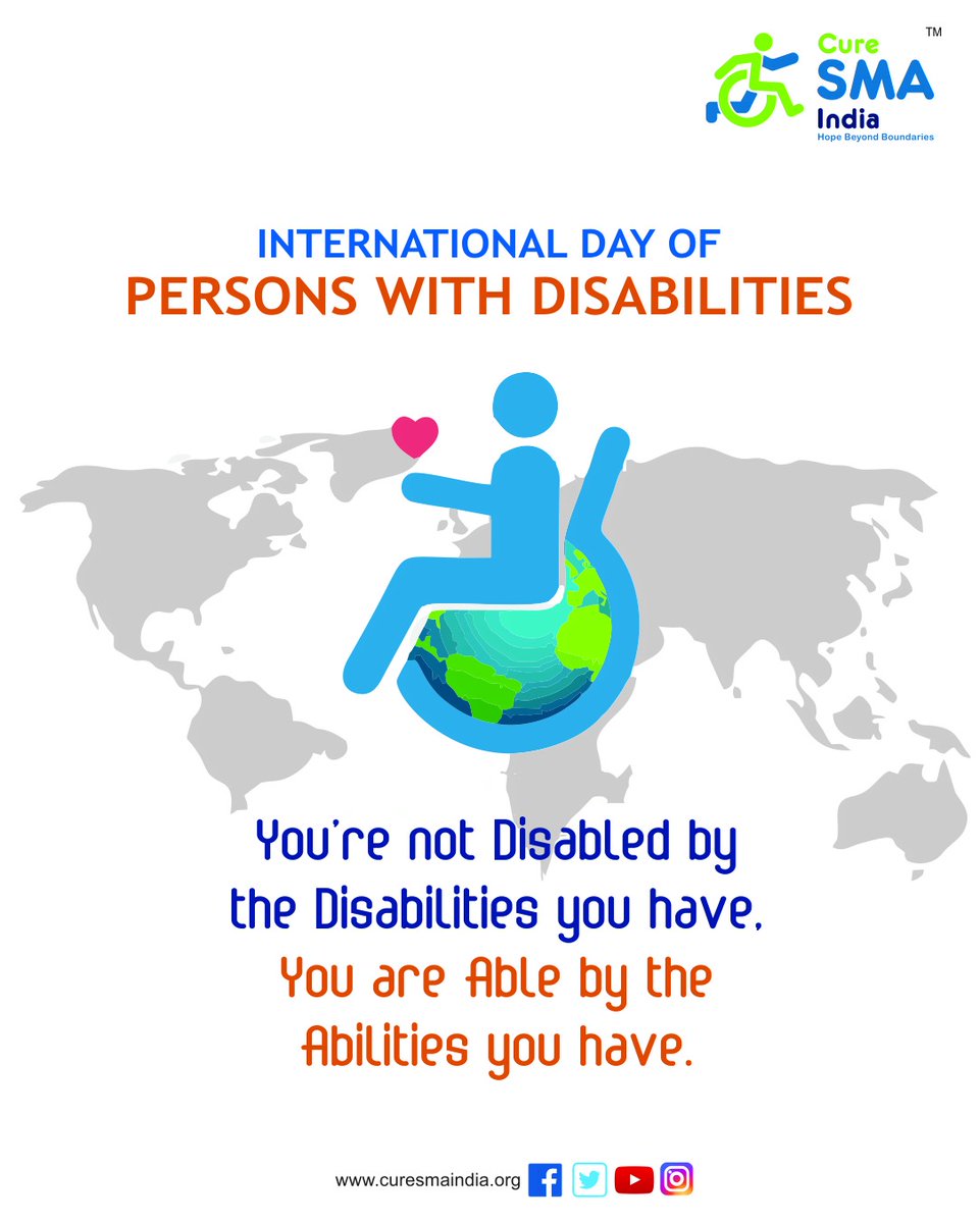 On this #InternationaldayofPwD our #SMArtWarriors on ♿demand the society 2 look beyond what they see n accept the warriors as people n not liabilities! @narendramodi @MoHFW_INDIA @MinistryWCD @EduMinOfIndia @MSJEGOI @Roche @Novartis @NovartisGene @biogen @ScholarRock @biohaven