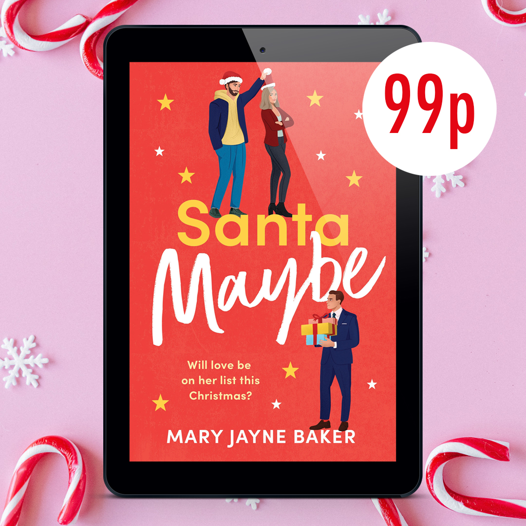 'An absolutely joy to read' ⭐⭐⭐⭐⭐ 'Prepare to fall festively I love' ⭐⭐⭐⭐⭐ #SantaMaybe by @MaryJayneBaker is just 99p this Christmas! Fall in love with this festive rom-com now 🎅 amzn.to/47PSf6h