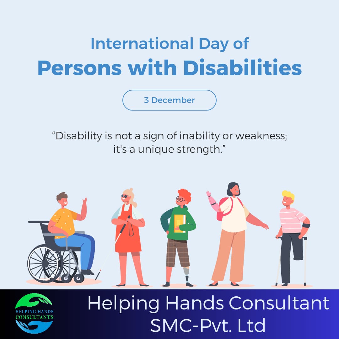 Today is December 3, the International Day of Persons with Disabilities. 

The theme for this year is 'United in action to rescue and achieve the SDGs for, with and by persons with disabilities'.

#IDPD2023 #NothingAboutUsWithoutUs #TheFutureIsAccessible
#HHC