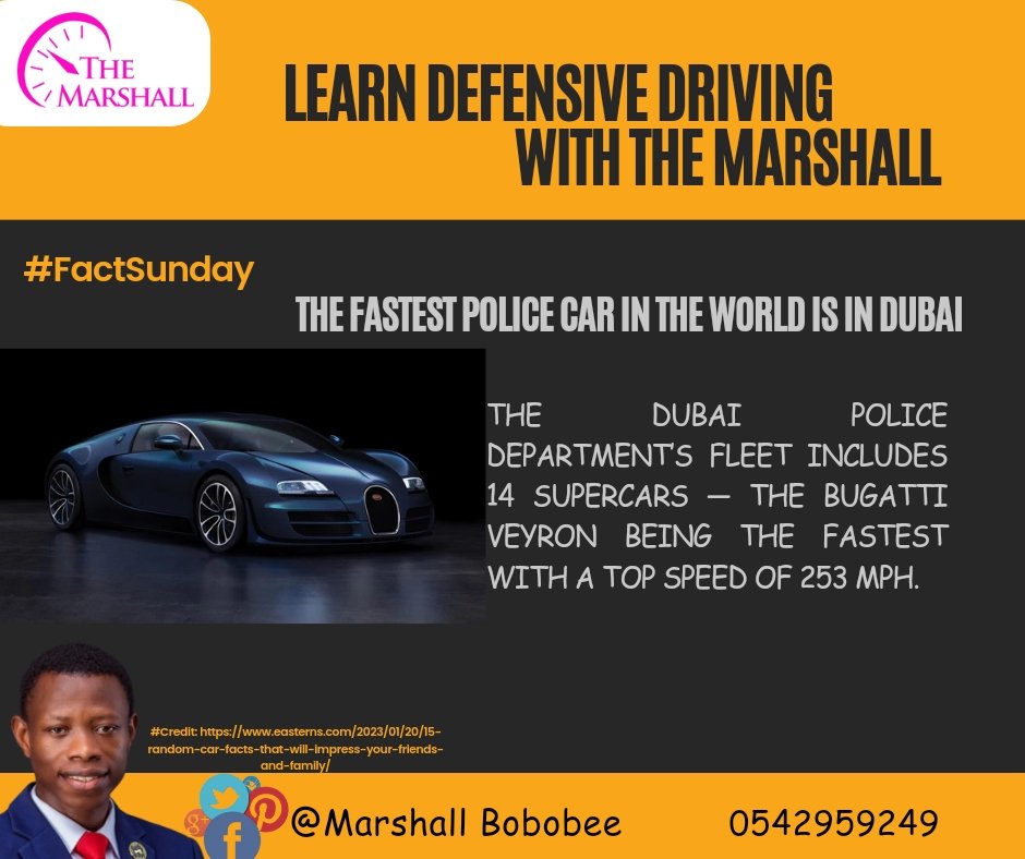 BobobeeMarshall's tweet photo. It's Fact Sunday!
Click link for more:
https://t.co/sOYfndIpKI
#DrivingSchoolNearMe
#DrivingLicence 
#TheMarshall
#DVLA_Best_Driver_Instructor_2023
#0542959249 https://t.co/r6pLz8Ipqx