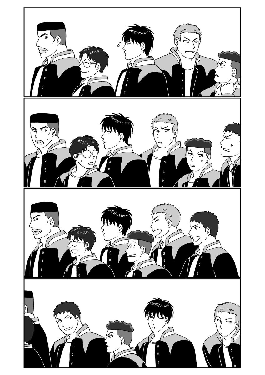 1周年嬉しいので気に入ったやつ再掲! 赤木くんと木暮くんがずっと支えてきた土台の上にこれだけのものが加わったよね…😭