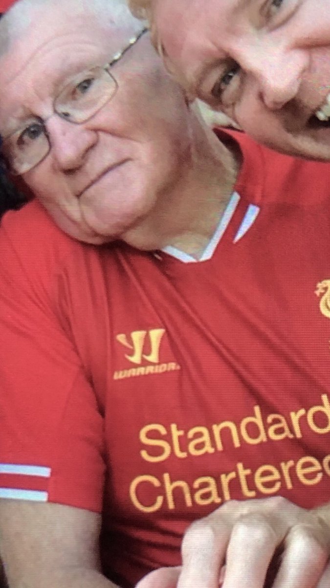 IWW72's tweet photo. My dad died 3 years ago today (03/12/20). 

He was a good man. 

Today I will sing #YNWA with him in my heart. 

I could always lean on him 🤣

Always. https://t.co/z8PJJc1ZV1