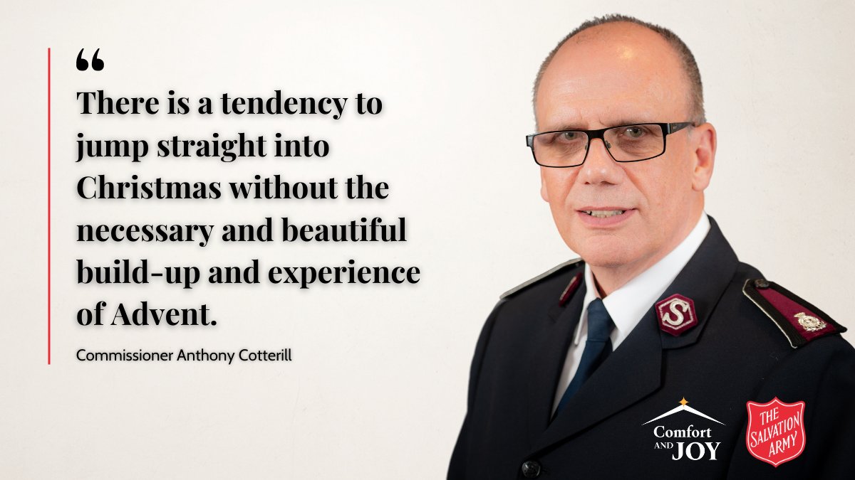 For people linked to The Salvation Army, we’re now in the busiest month of the year, with carol services, present appeals and organising support for isolated and vulnerable people. Take time to breathe in God’s comfort and joy this December: bit.ly/415CyW7