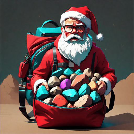 Gm children
Do you think Santa have rocks in his bags?

#ordinals