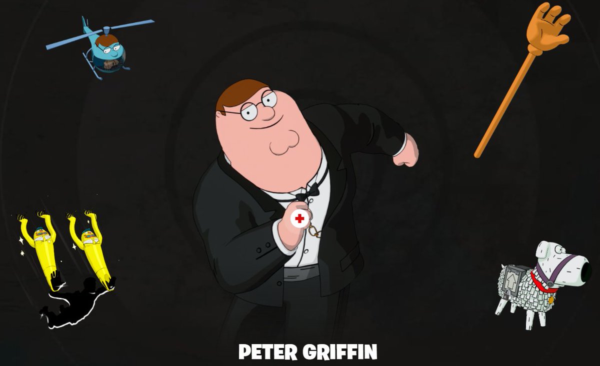 FireMonkey's tweet photo. Peter Griffin #FortnitUnderground Cosmetics https://t.co/YOmbxiA2NT