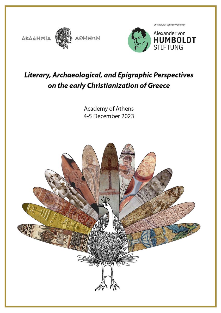 NikosTsivikis's tweet photo. "Early Christianity in #Messene and Messenia 3rd-6th c." Join us tomorrow for my paper and more at the conference "Literary, Archaeological, and Epigraphic Perspectives on the Early #Christianization of Greece" #AcademyofAthens @AvHStiftung 
https://t.co/N1oTbRfbrV https://t.co/H4gnwltmgs