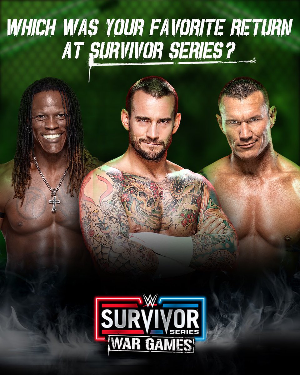 .@RonKillings, @CMPunk or @RandyOrton? 

#SurvivorSeries