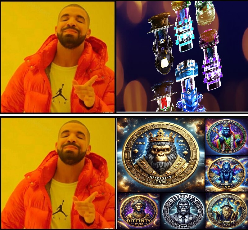 Vital46712651's tweet photo. Missed #InfinityCanisters from @bitfinitynet ? Don't fade upcoming Bitfinity Ape Ascension Collection!
Join for more info: https://t.co/sb9tYNKsWZ
#Bitfinity #Ordinals #Bioniq #Memes https://t.co/tyWiNLYWd6